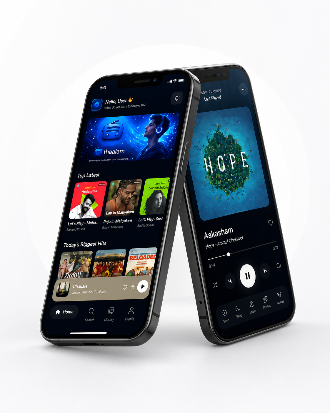 Thaalam App Mockup